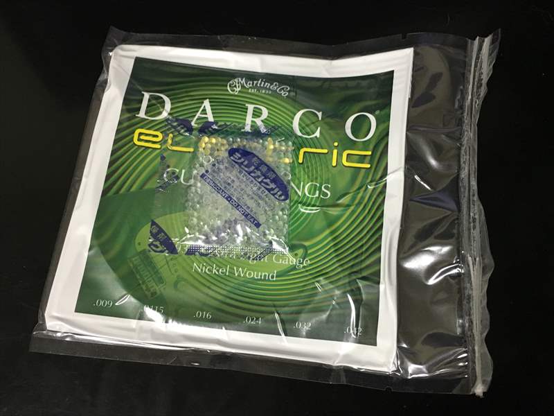 DARCO D9300 09-42 Extra Light Gauge ダルコ　エクストラライト　エレキギター弦 DARCO D9300 エレキギター弦 500円、真空パック ダダリオ ESXL110、EXL120、EXL110、EXL120+！