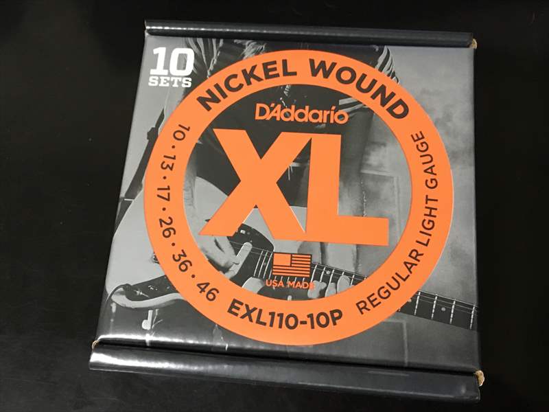 EXL110　DADDARIO ( ダダリオ ) 10-46　エレキ弦 　550円 DARCO D9300 エレキギター弦 500円、真空パック ダダリオ ESXL110、EXL120、EXL110、EXL120+！