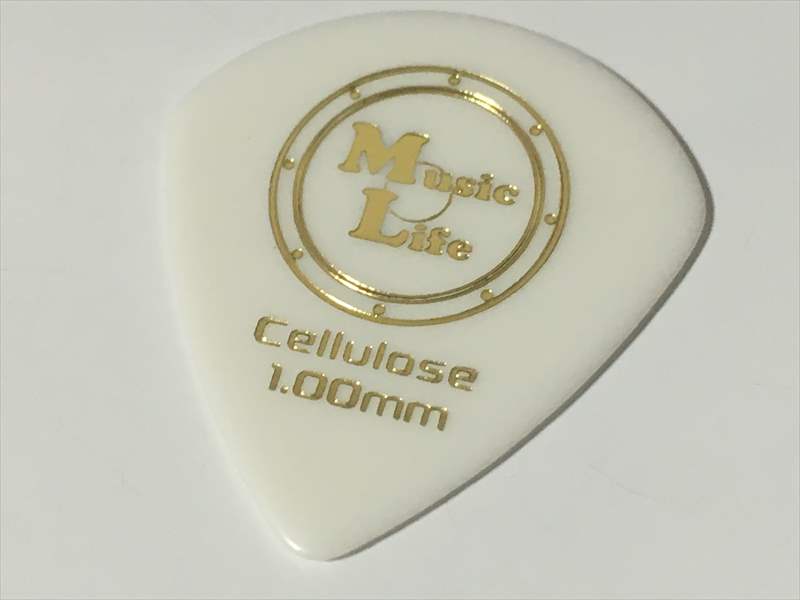 JAZZ XL Celllose / Music Life Original Pick セルロース ジャズXL型 ピック　50円（税込） 【売れ筋ランキング】MLピックの人気ランキングTOP15！ 一番の人気は「JAZZ XL Celllose (セルロース) 1.00mm」！