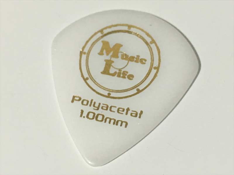 JAZZ XL Polyacetal / Music Life Original Pick ポリアセタール ジャズXL型 ピック　50円（税込） 【売れ筋ランキング】MLピックの人気ランキングTOP15！ 一番の人気は「JAZZ XL Celllose (セルロース) 1.00mm」！