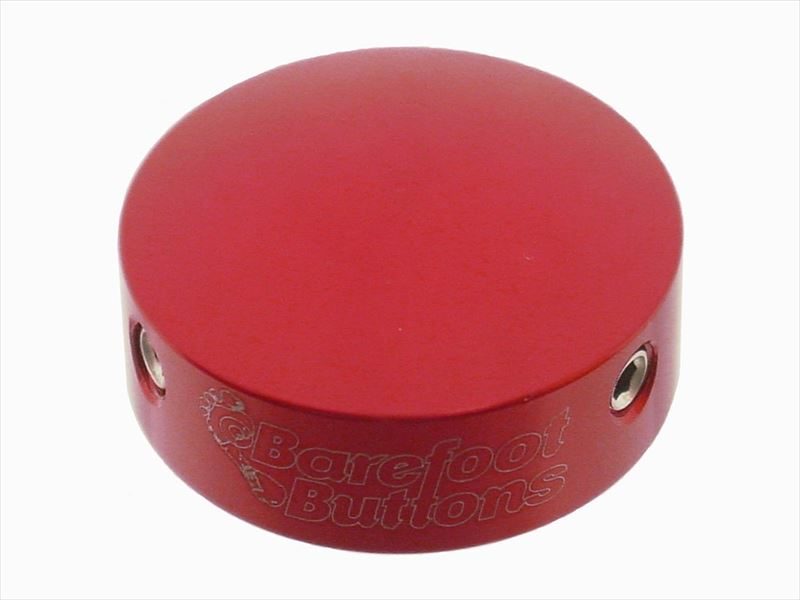 Barefoot Buttons [ベアフットボタン] Version 1 (Red) エフェクタースイッチカバー特集！スイッチを踏み易くする「踏むやつ」のフットスイッチ！