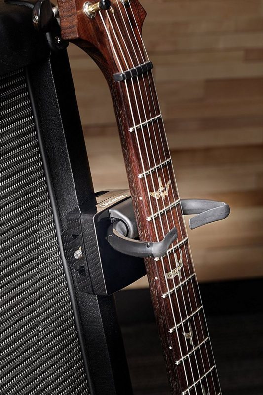 アンプの枠に取り付けることも可能 Guitar Rest PW-GR-01 ギターレストでギターを机に立て掛けられるようになり便利でオススメ！DTMユーザー必見！【ギタースタンド】