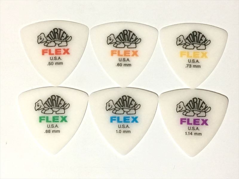 FLEX ピック 68円(税込) Tortex Triangle 456 JIM Dunlop ギター トライアングル ピック