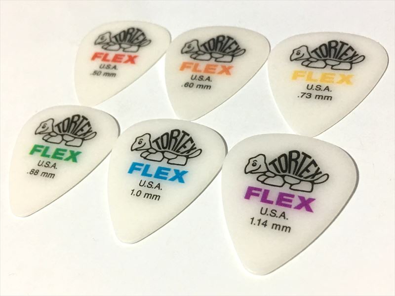 FLEX Tortex 68円の厚さ FLEX Tortex ピック 68円(税込) Standard 428 JIM Dunlop ジムダンロップ ティアドロップ ギター ピック