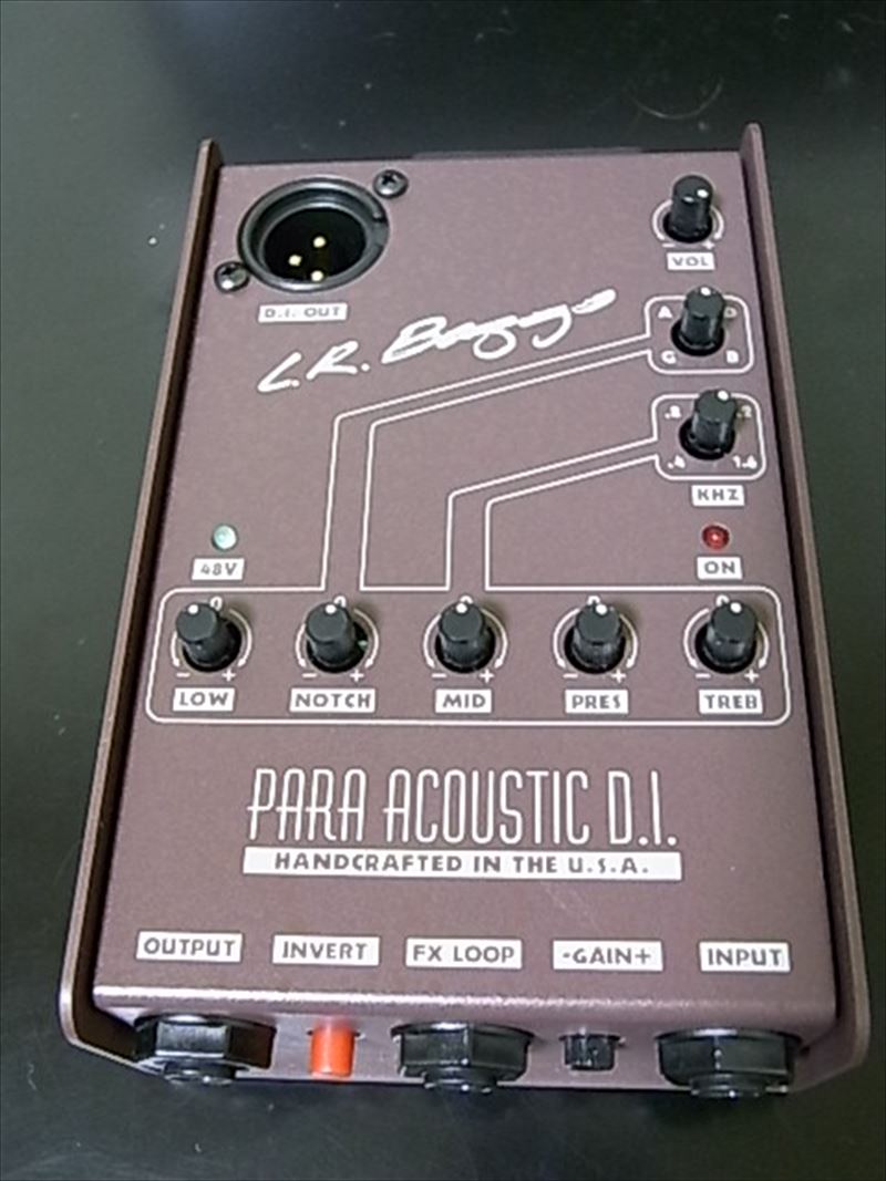 L.R.BAGGS Para Acoustic D.I. アコギ用ダイレクトボックス