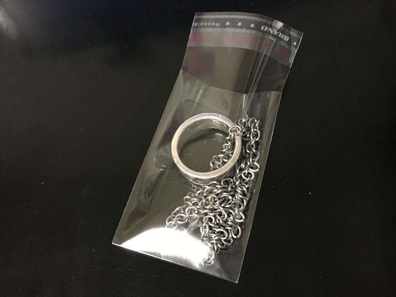 ネックレス・指輪をOPP袋に入れる。安い透明OPP袋はPandaHallがオススメ！ プレゼントや通販・ネットショップに最適！