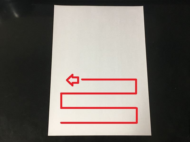 印刷の順番を下からにする 【簡単解決】ラベルシール台紙がグシャグシャになる使いにくさの対処法。下から印刷するだけで解決できてオススメ！【A-one､楽貼ラベルシール】