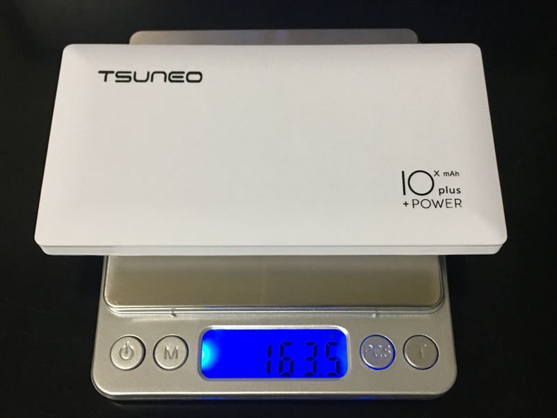 TSUNEO モバイルバッテリーの重さ 【徹底解析】TSUNEO モバイルバッテリー 10000mAhの圧倒的軽さ！ケーブル内蔵！大容量！安さ！ 最強のモバイルバッテリーです！(Dmtown)
