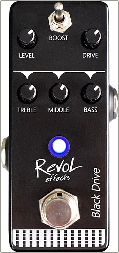 Black Drive EFD-01 / RevoL effects 【RevoL effects一覧・動画あり】3000円で買えるエフェクターが安くて小さくて音も良さそう！