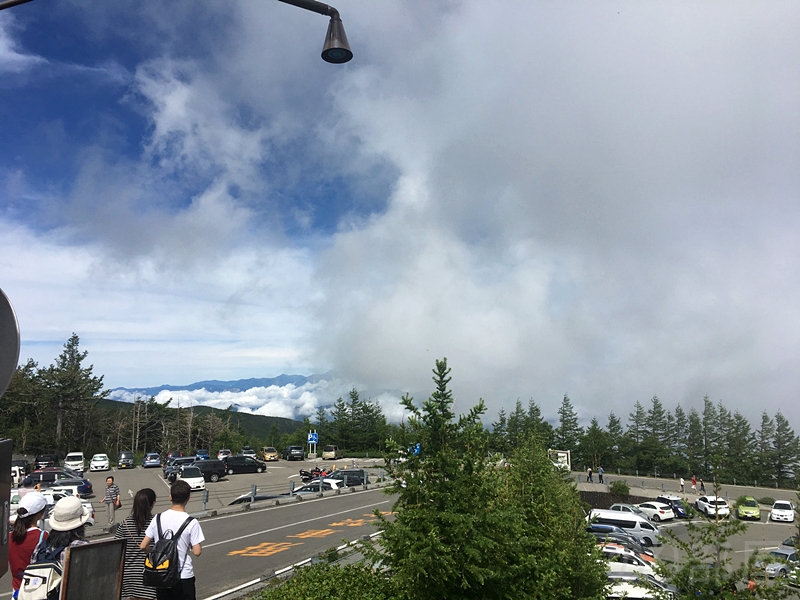 バスで富士山五合目まで行きました。　2時間くらい？　山登り初心者が日帰りで富士山に行ってきたよ！ #富士山