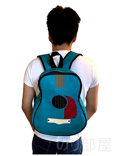 fieldlabo アコースティックギター型 バックパック　【ダサかわいい！】ギター型 ショルダーバッグが良過ぎてヤバイ！ギター好きにオススメのギターバッグです！