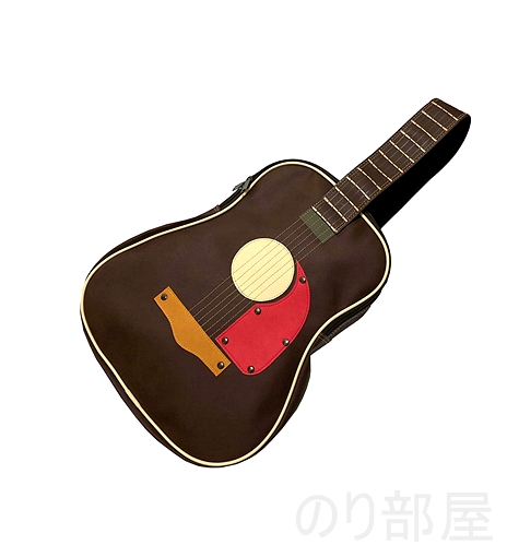 fieldlabo おもしろ アコースティックギター型 ショルダーバッグ　　【ダサかわいい！】ギター型 ショルダーバッグが良過ぎてヤバイ！ギター好きにオススメのギターバッグです！