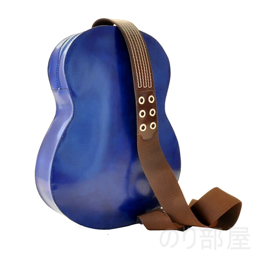【イタリア製】 プラテージ 本革 ギター型バックパック プラテシ Pratesi イタリアンレザー　【ダサかわいい！】ギター型 ショルダーバッグが良過ぎてヤバイ！ギター好きにオススメのギターバッグです！