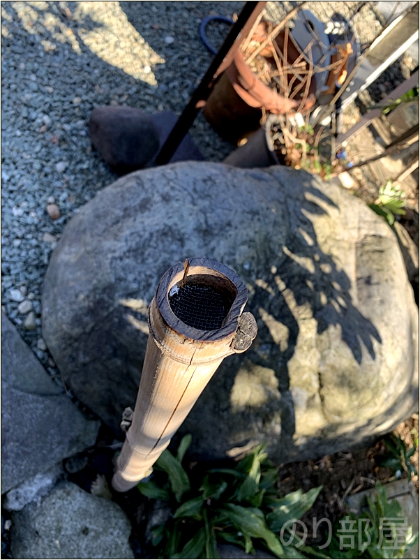 竹筒から音が聞こえる。天然寺 / 寿老人 （川越七福神）の水琴窟　【徹底解説】川越七福神めぐりにかかった時間と歩数、全箇所と水琴窟を紹介！オススメのお寺の周り方！【小江戸･蔵造り】