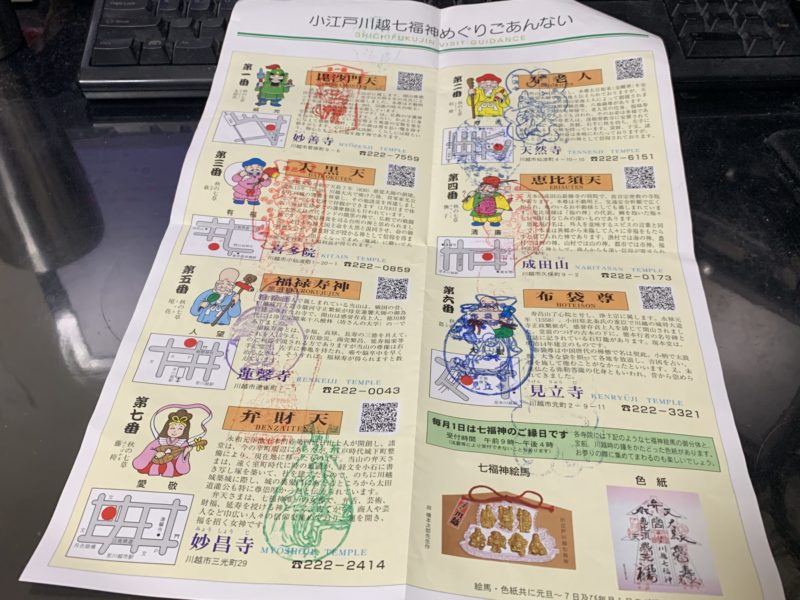 記念スタンプは最後！　妙昌寺 /  弁財天（川越七福神）に到着　【徹底解説】川越七福神めぐりにかかった時間と歩数、全箇所と水琴窟を紹介！オススメのお寺の周り方！【小江戸･蔵造り】