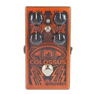 Mojo Hand FX Colossus Fuzz ペダル　ポールが使用しているのは少し前の柄のColossus Fuzzですね。　【最新】Paul Gilbert(ポール・ギルバート)の機材･エフェクターボードを解析！ギターを支える機材の数々を紹介！【金額一覧】