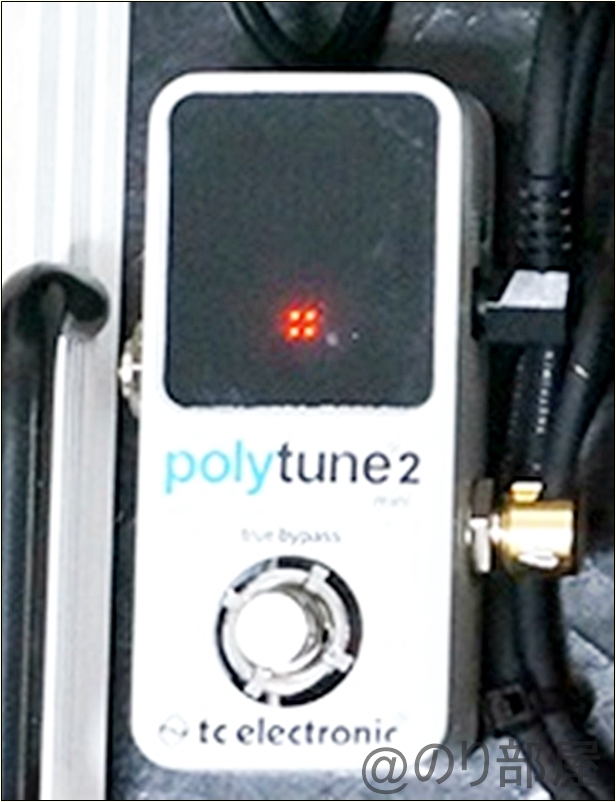 tc electronic ポリフォニック チューナー POLYTUNE 2 mini【チューナー】 MIYAVIさんの 本人使用エフェクターのツマミ・ノブの位置