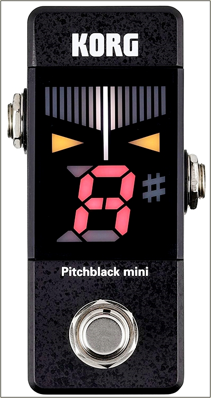 KORG Pitchblack mini PB-MINI 小型ペダル式チューナー ピッチブラック ミニ　【徹底紹介】ホリエアツシ(ストレイテナー)のエフェクターボード･機材(アコギ用)を解析！ツマミ･ノブの位置も分かる！ギターを支える足元の機材の数々を紹介！ #ホリエアツシ #ギター #アコギ #エフェクター【金額一覧】