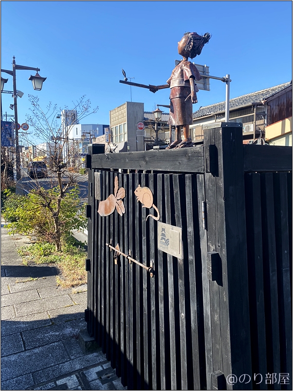 行田忍城下七福神巡りの大長寺にたどり着いた。銅像もカワイイ！ 行田忍城下七福神巡りは徒歩は大変！諦めたけど忍城(のぼうの城)が素晴らしくて観光にオススメ！【正月･七福神】