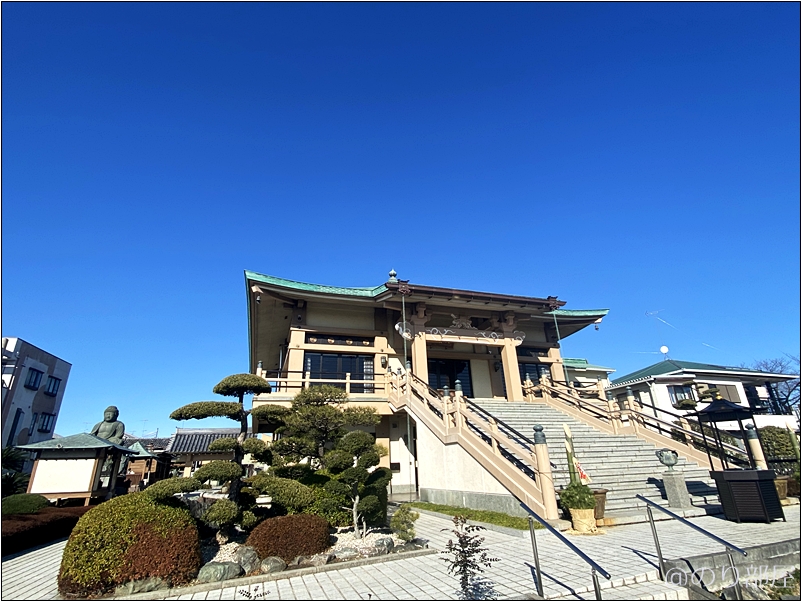 行田忍城下七福神巡りの大長寺にたどり着いた。銅像もカワイイ！ 行田忍城下七福神巡りは徒歩は大変！諦めたけど忍城(のぼうの城)が素晴らしくて観光にオススメ！【正月･七福神】