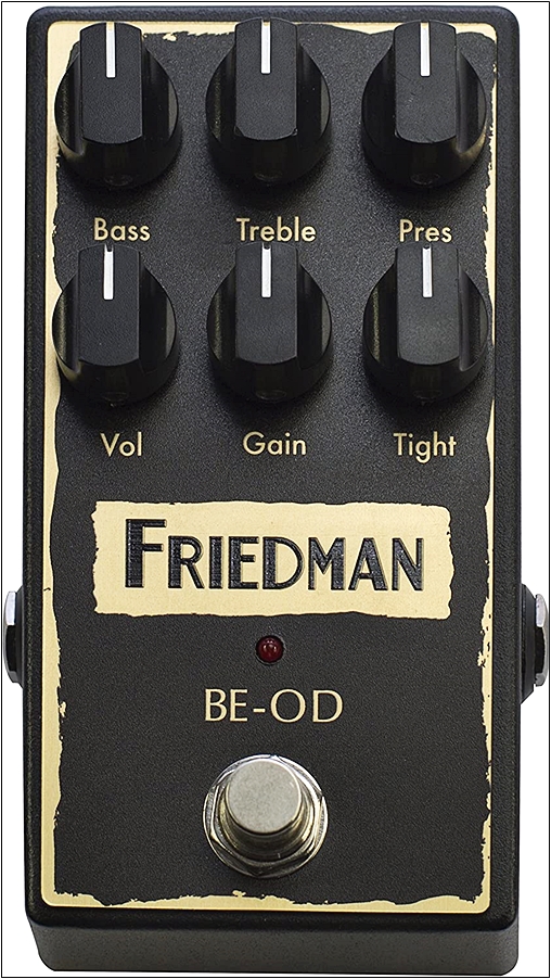 FRIEDMAN/BE-OD フリードマン がFriedman アンプの音が欲しい人にオススメ！ Friedmanのアンプの音が出るエフェクターを紹介！安くて本格派なBE-100のペダルがギターにオススメ!