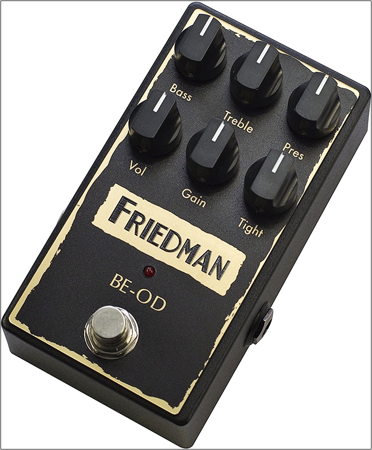 FRIEDMAN/BE-OD フリードマン がFriedman アンプの音が欲しい人にオススメ！ Friedmanのアンプの音が出るエフェクターを紹介！安くて本格派なBE-100のペダルがギターにオススメ!