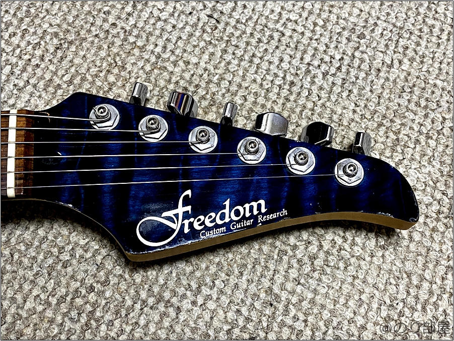 オーダーギターのヘッドはマッチングヘッド【徹底解説】FREEDOM CUSTOM GUITARのセミオーダーギターの紹介。【愛機フリーダムギター】