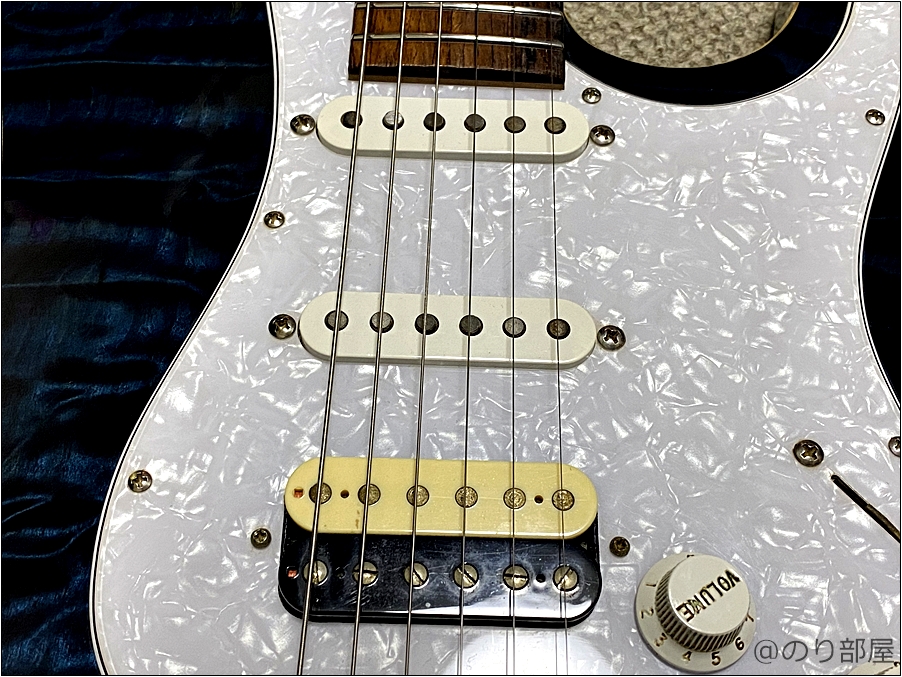 オーダーギターのPUはSuhr ML×2、SSV＋のSSH配列。【徹底解説】FREEDOM CUSTOM GUITARのセミオーダーギターの紹介。【愛機フリーダムギター】