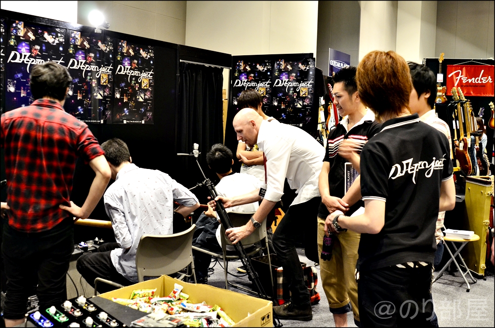 D.A-ProjectとしてTOKYO GUITAR SHOW 2013に出展。D.A-Boosterのエフェクターが大好評。 D.A-Projectとの10年の歩み｡D.A-Boosterが発売から10年売れ続ける理由。