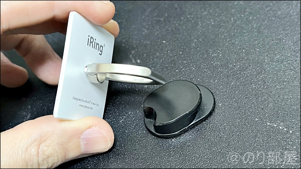 iPhone 13 Proのリングのオススメ!｢iRing Hook｣のフックが使い方によってはとても便利！ iPhone 13 Proのリングのオススメ!｢iRing Hook｣が簡単に付けれて外れない最高のバンカーリング･スマホリング!