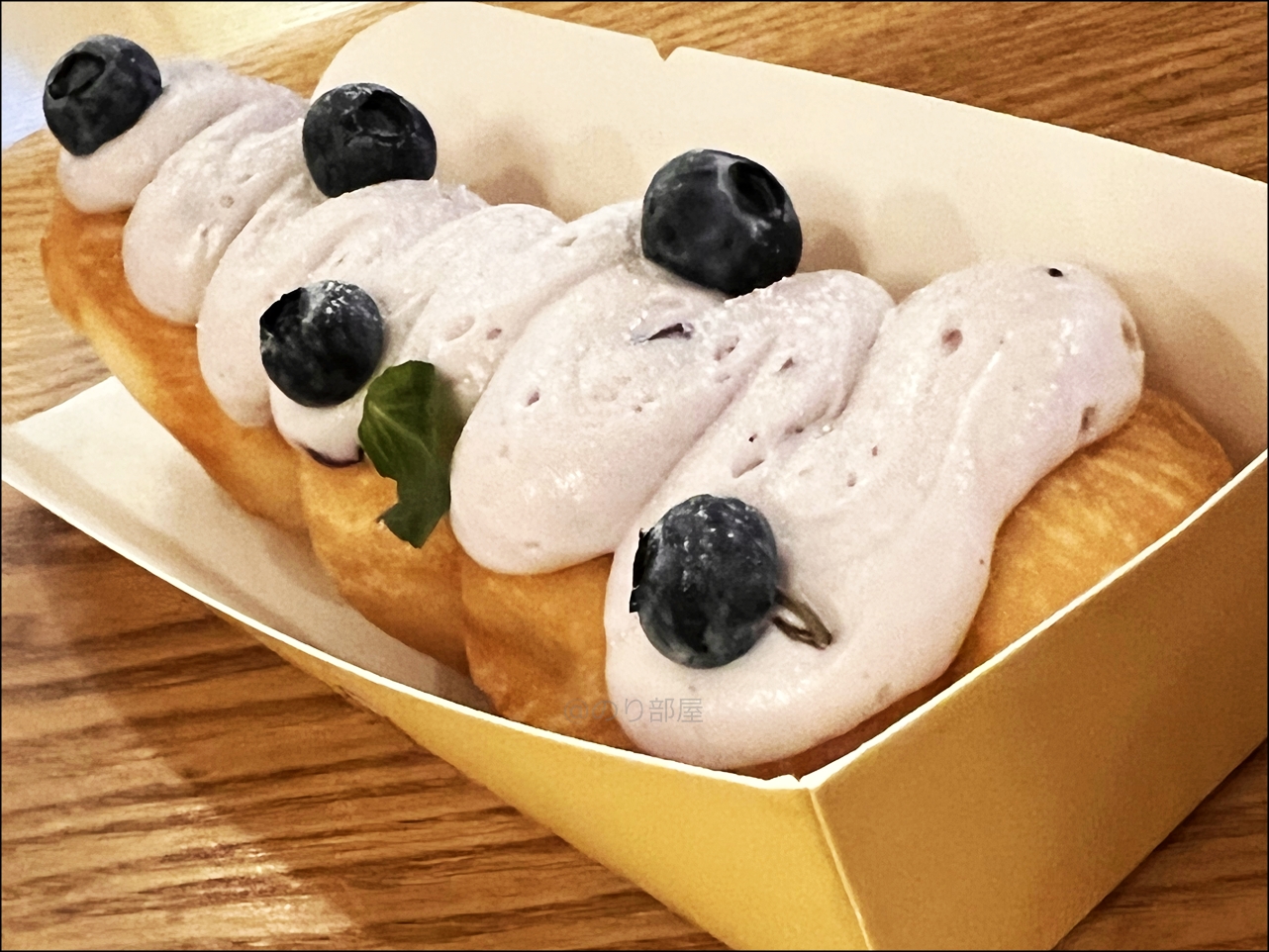 クァベギ「ブルーベリークリーム」の美味しさに衝撃！感動！美味すぎる！！【新大久保「スマイルカフェ･SMILE CAFE」】